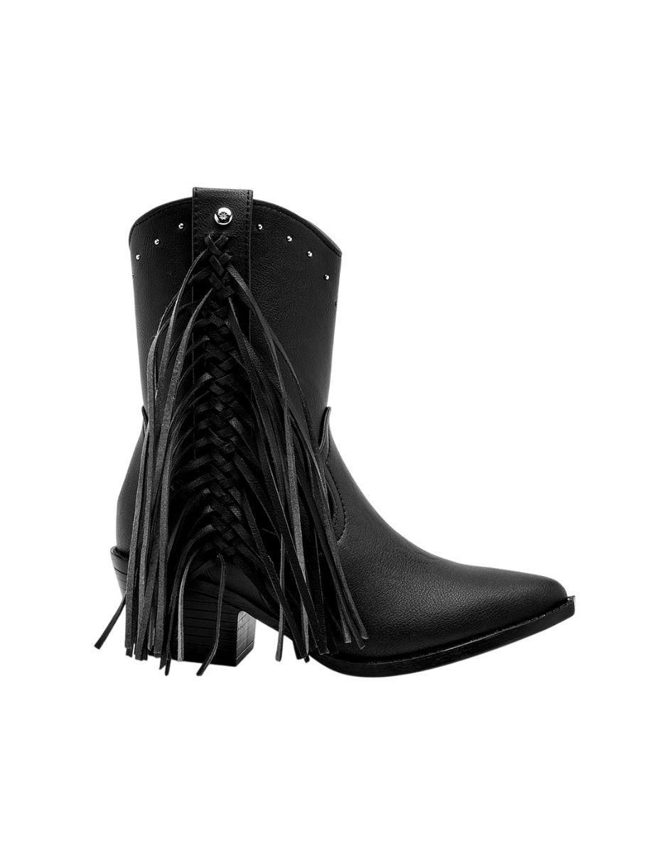 Bota cowboy media pierna Moramora para mujer