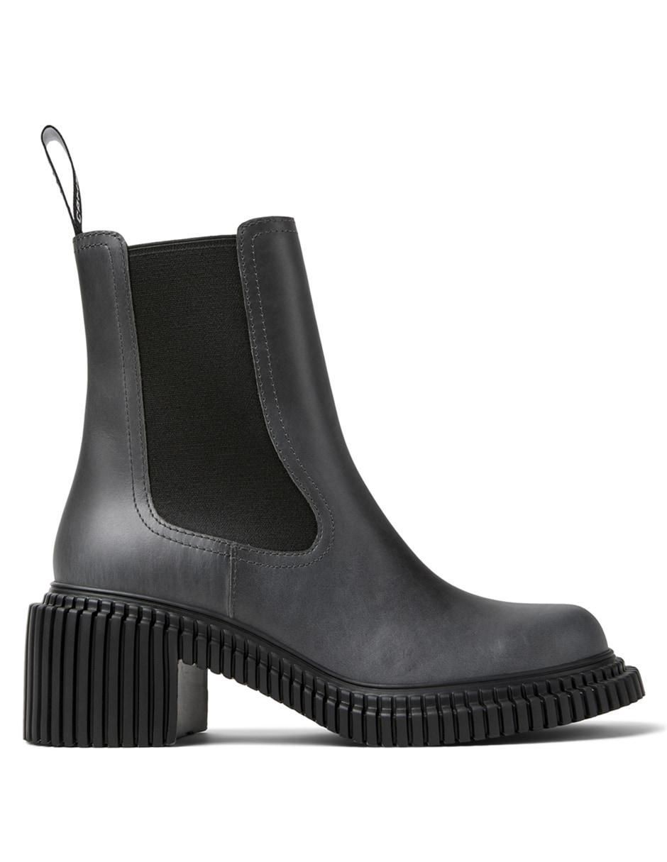 Bota arriba del tobillo de piel para mujer