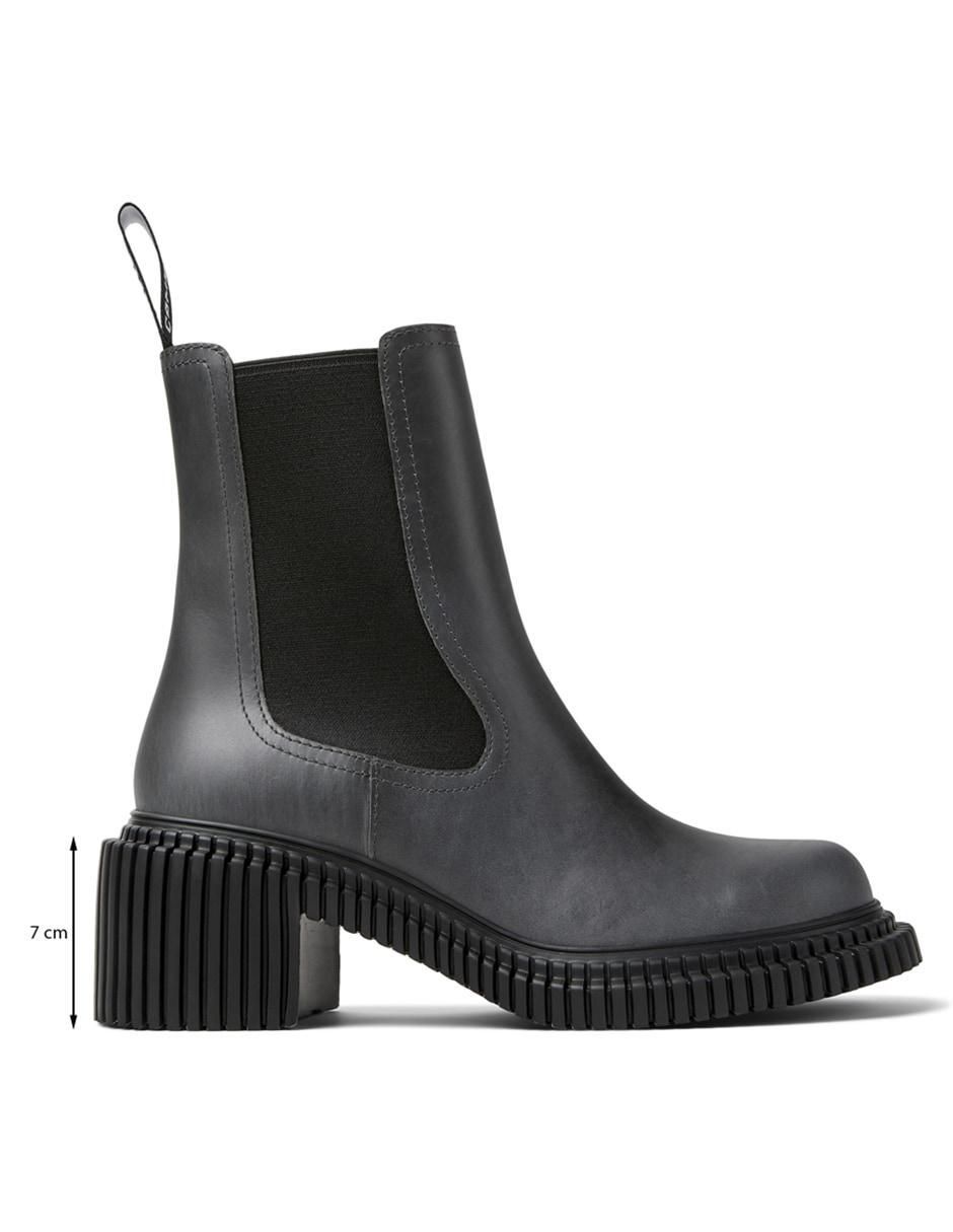 Bota arriba del tobillo de piel para mujer 6