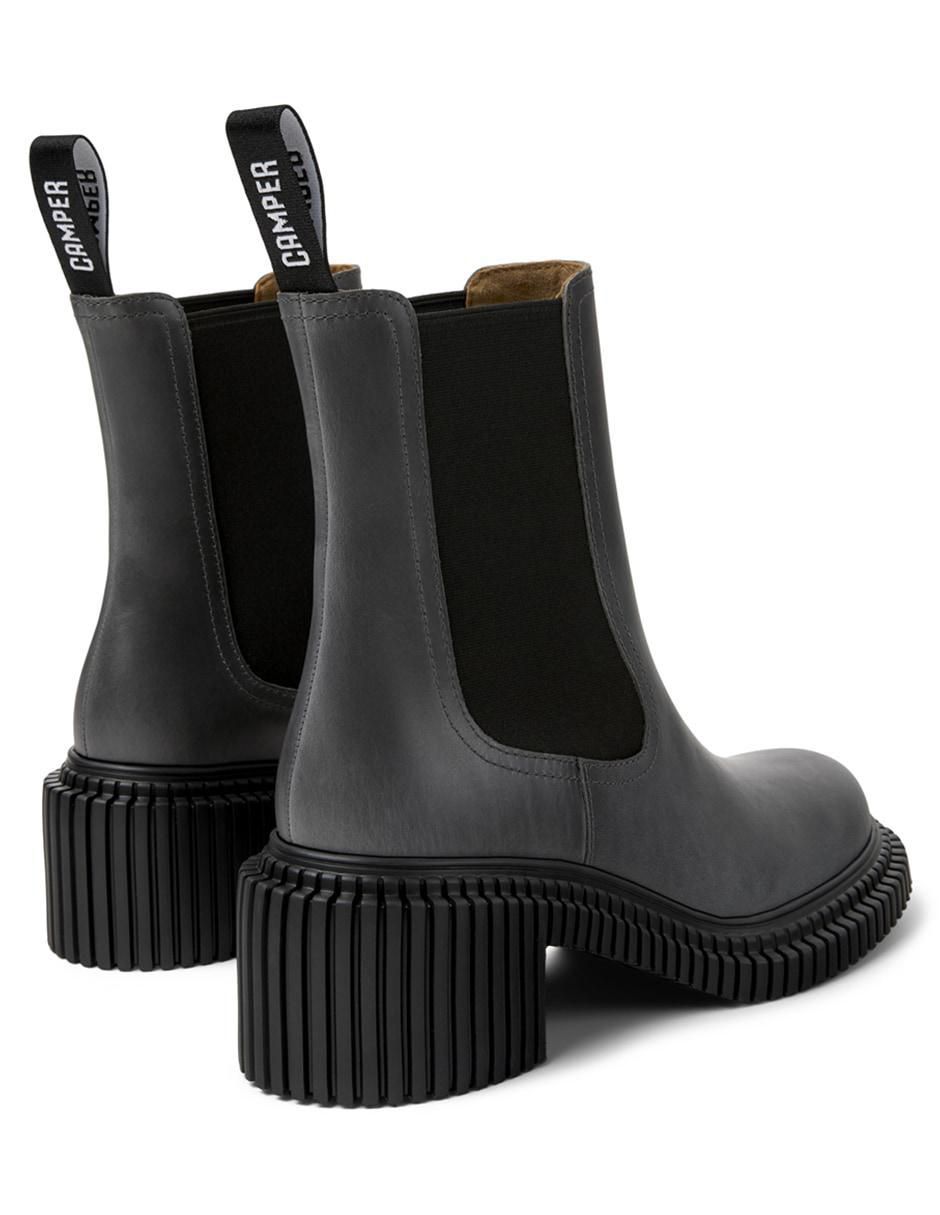 Bota arriba del tobillo de piel para mujer 5