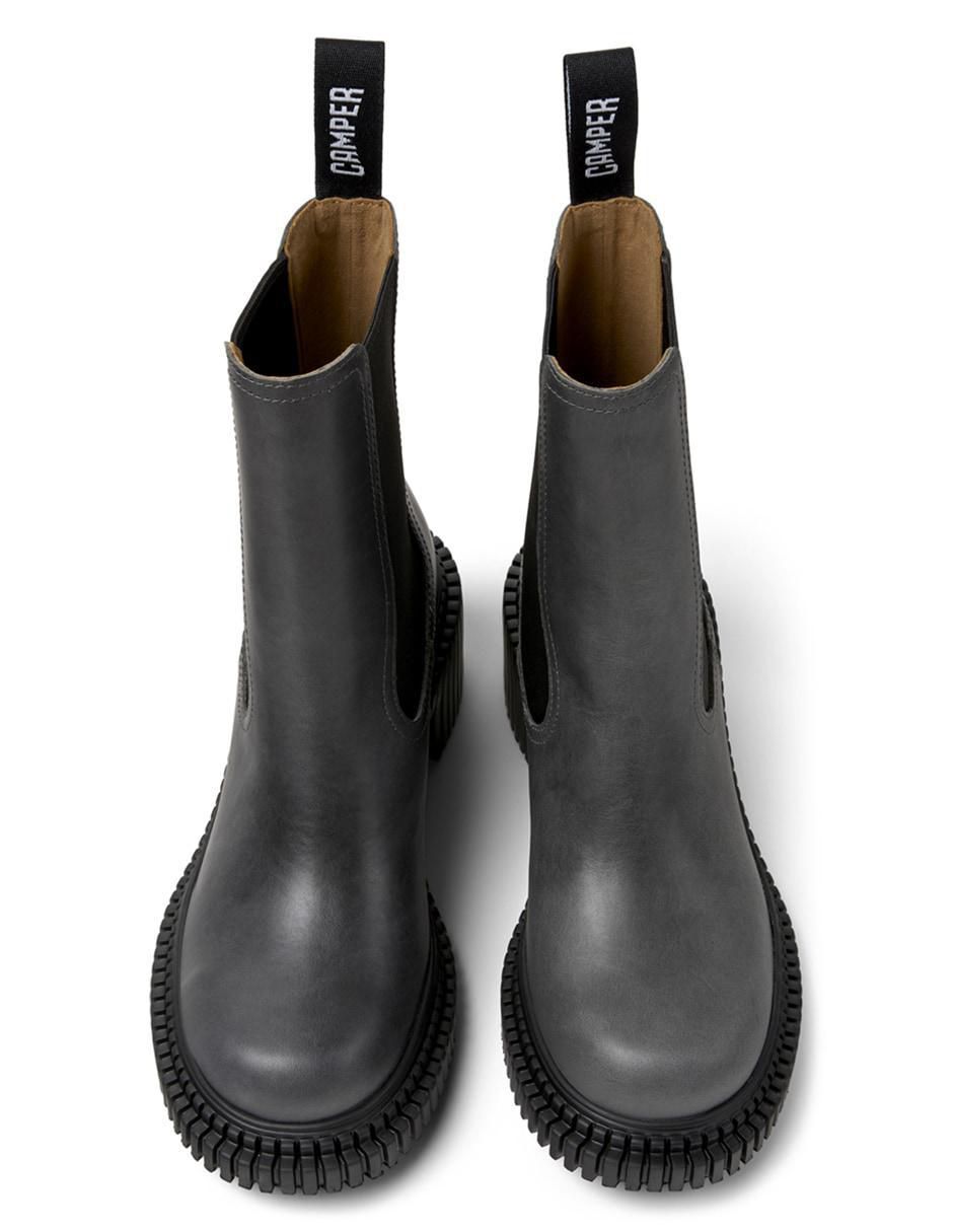 Bota arriba del tobillo de piel para mujer