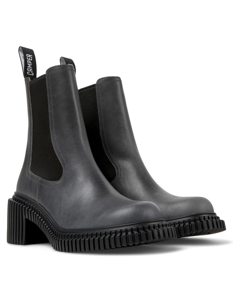 Bota arriba del tobillo de piel para mujer