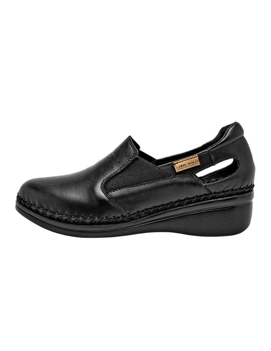 Zapato Lobo Solo de piel para mujer