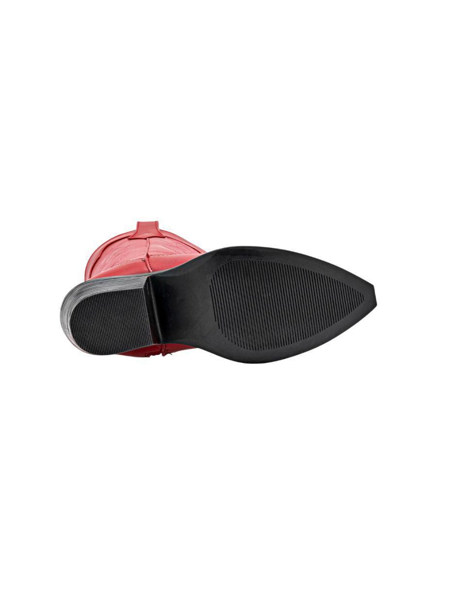 Bota cowboy media pierna Moramora para mujer