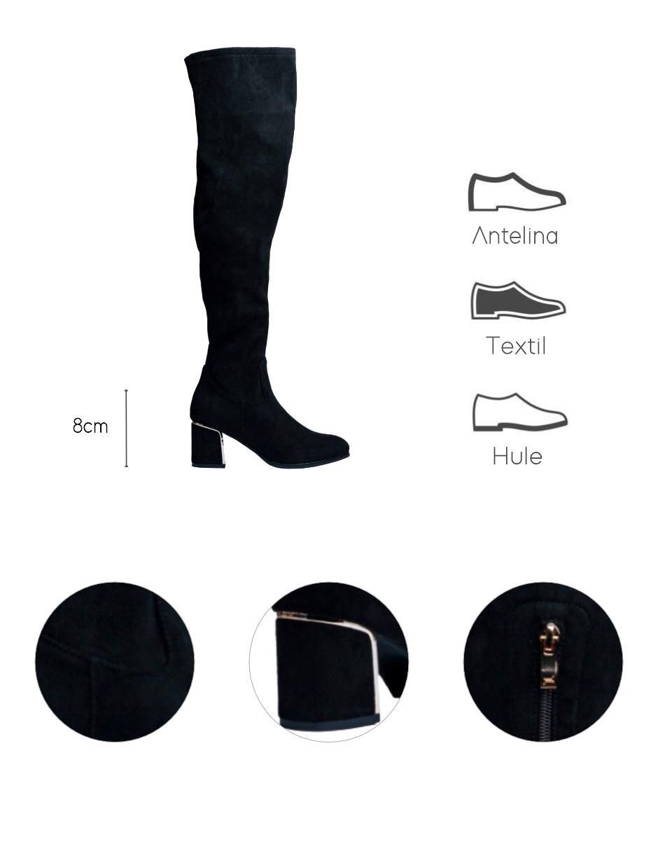 Bota arriba de la rodilla Lob para mujer