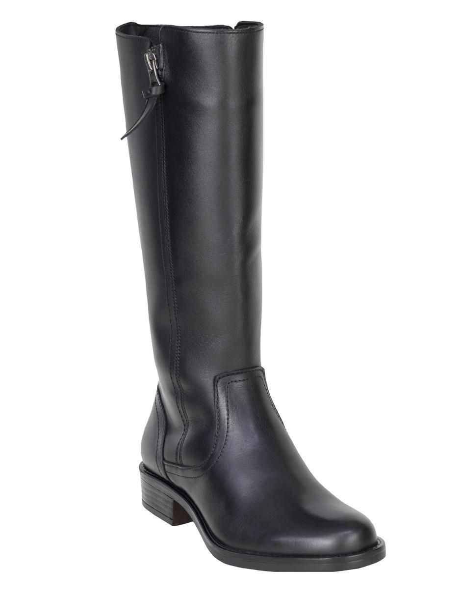 Bota abajo de la rodilla de piel para mujer Bota abajo de la rodilla de piel para mujer