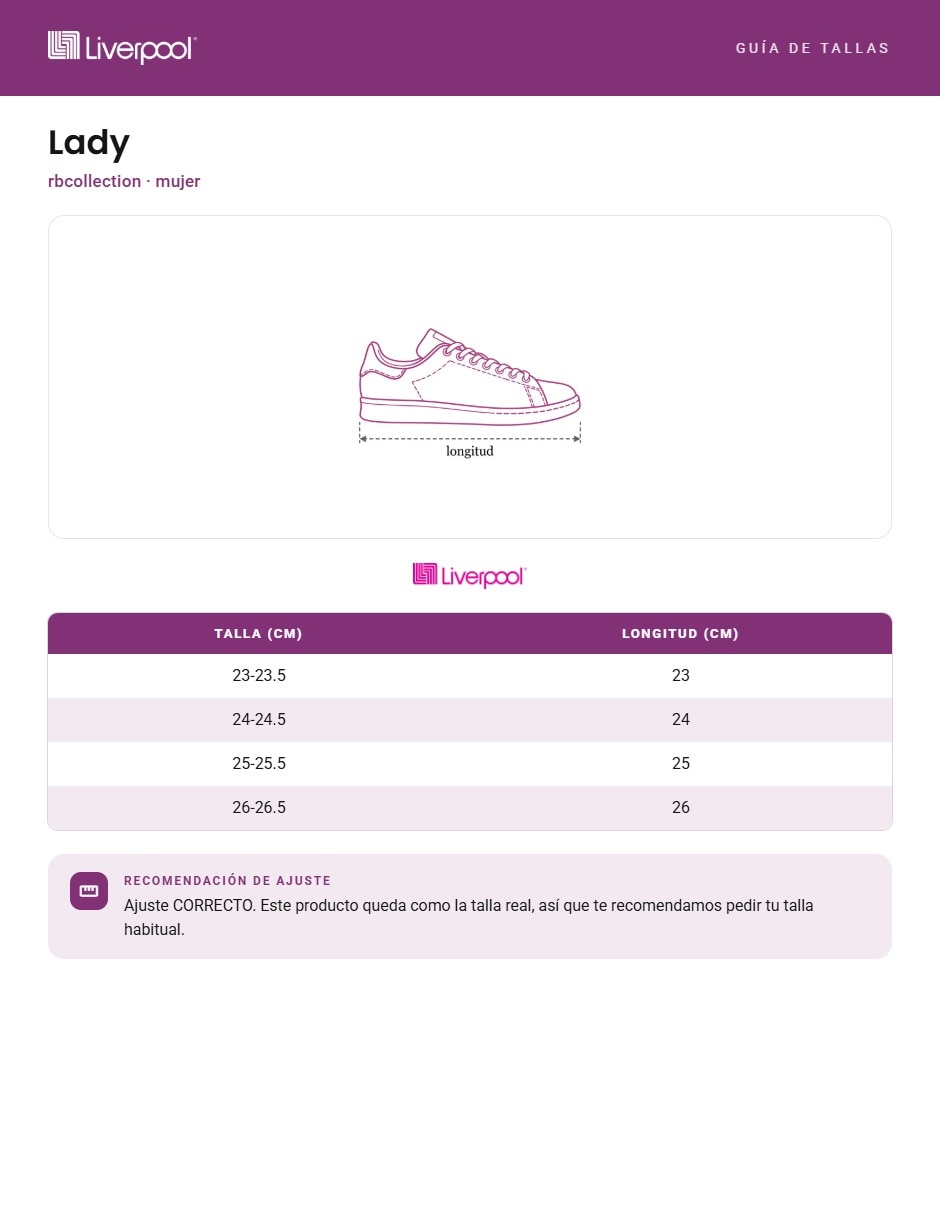 Tenis para mujer