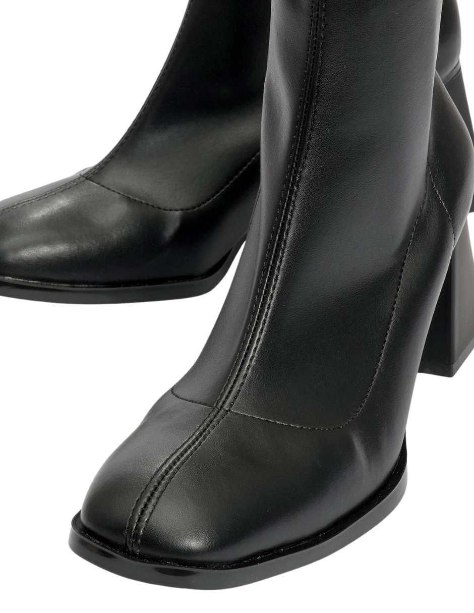 Bota arriba del tobillo de piel para mujer 3