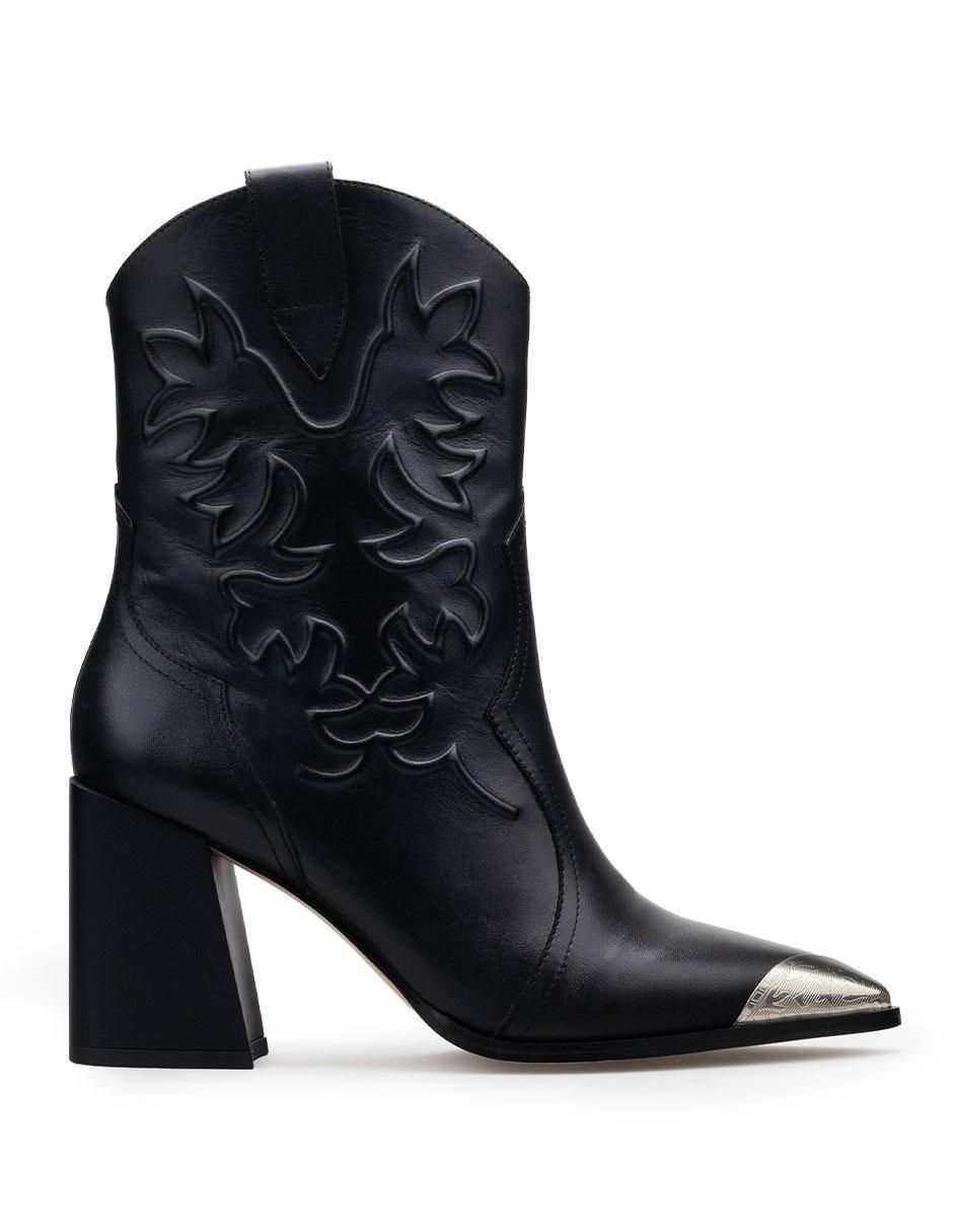 Botín arriba del tobillo Botines de piel para mujer Botín arriba del tobillo Botines de piel para mujer