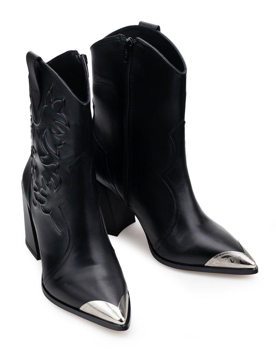 Botín arriba del tobillo Botines de piel para mujer 4