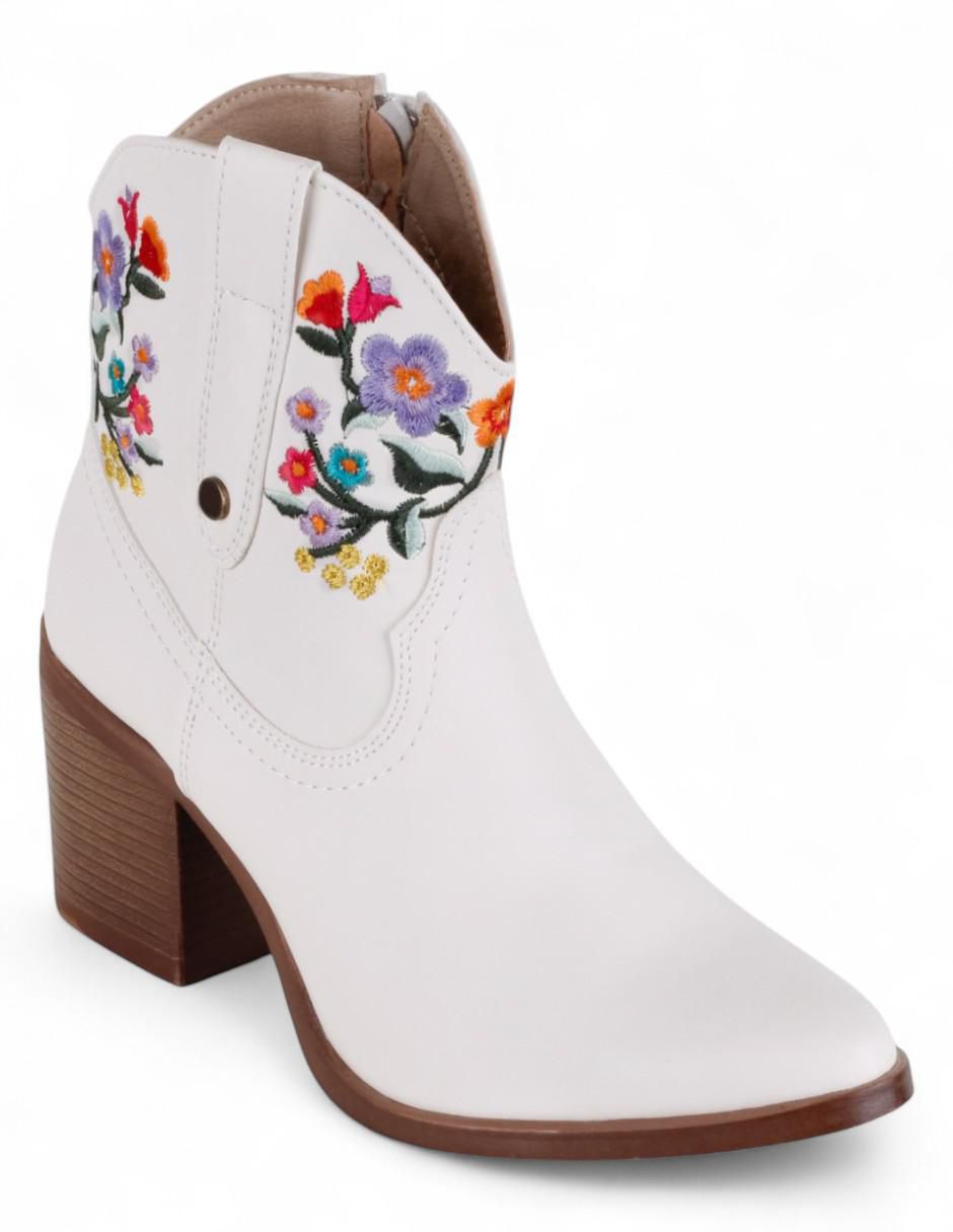 Bota cowboy arriba del tobillo Rbvegano para mujer Bota cowboy arriba del tobillo Rbvegano para mujer