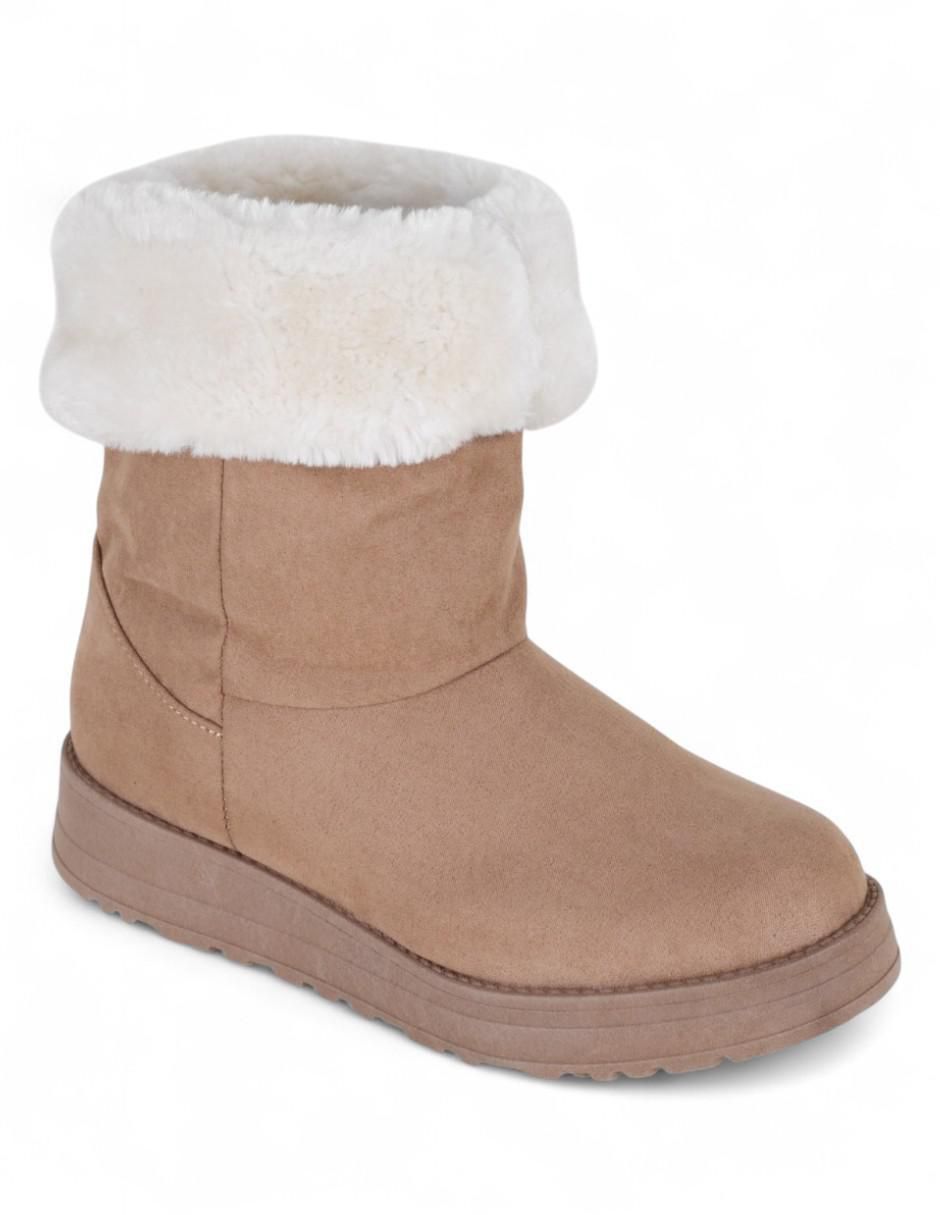 Bota media pierna para mujer
