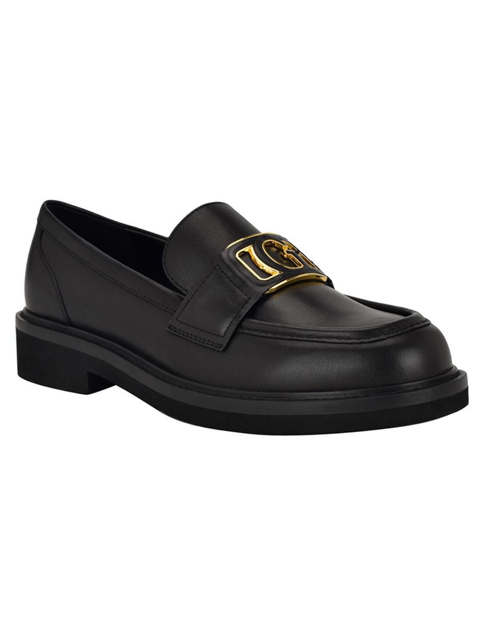 Mocasín de piel para mujer