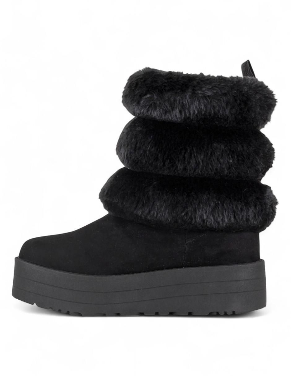 Bota media pierna para mujer
