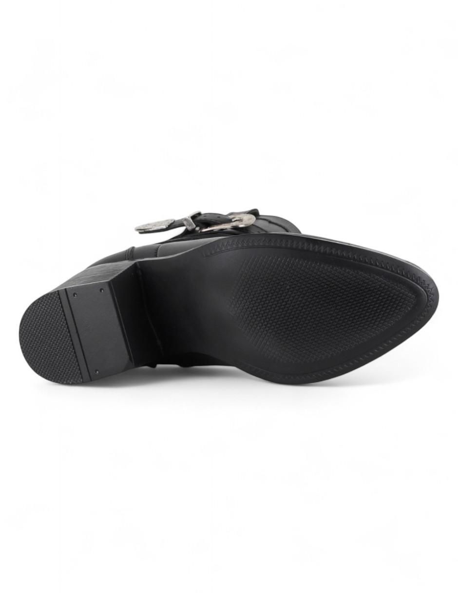 Bota arriba del tobillo de piel para mujer