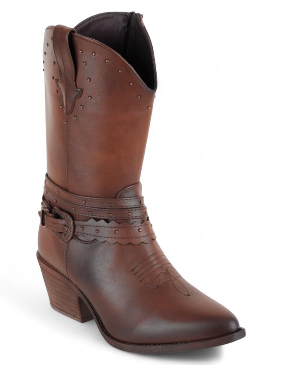 Bota cowboy abajo de la rodilla Rbvegano para mujer Bota cowboy abajo de la rodilla Rbvegano para mujer