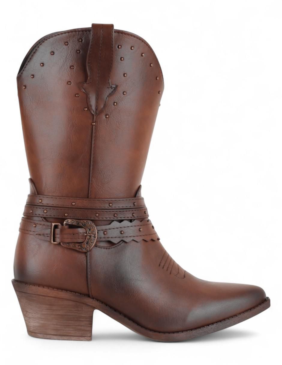 Bota cowboy abajo de la rodilla Rbvegano para mujer 2