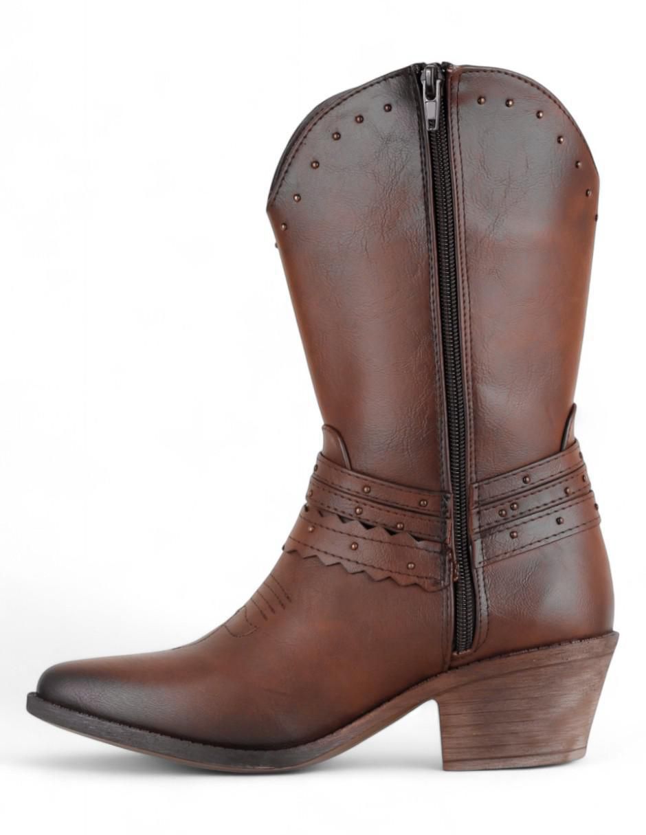 Bota cowboy abajo de la rodilla Rbvegano para mujer 3