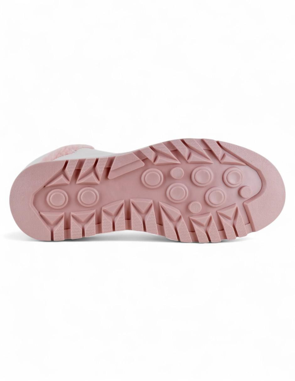Bota arriba del tobillo de piel para mujer