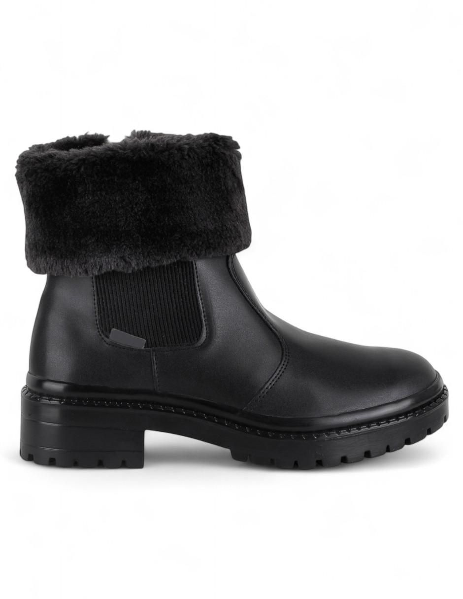Bota arriba del tobillo de piel para mujer