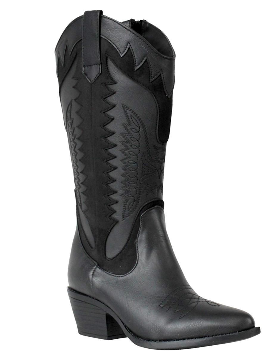 Bota cowboy abajo de la rodilla kuali shoes para mujer