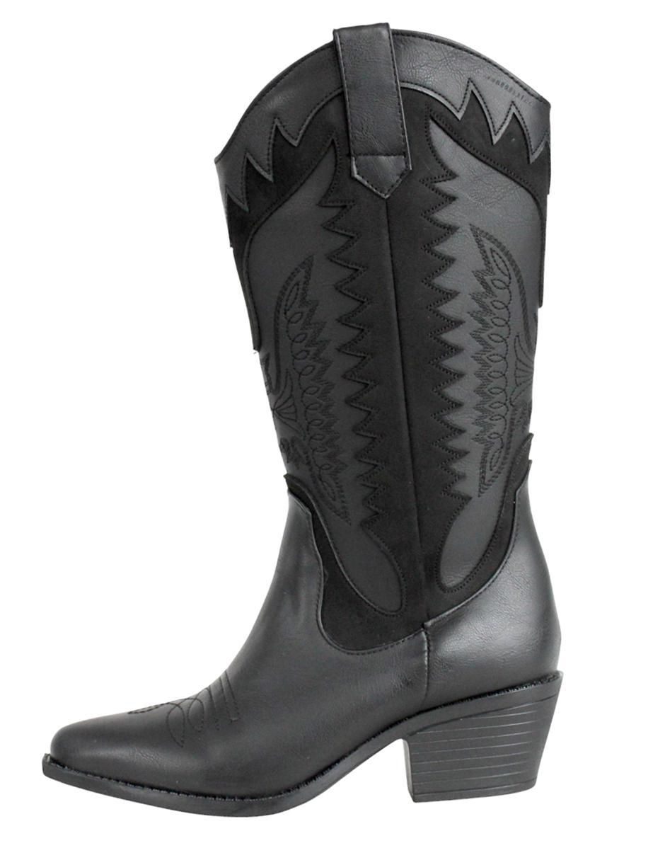 Bota cowboy abajo de la rodilla kuali shoes para mujer