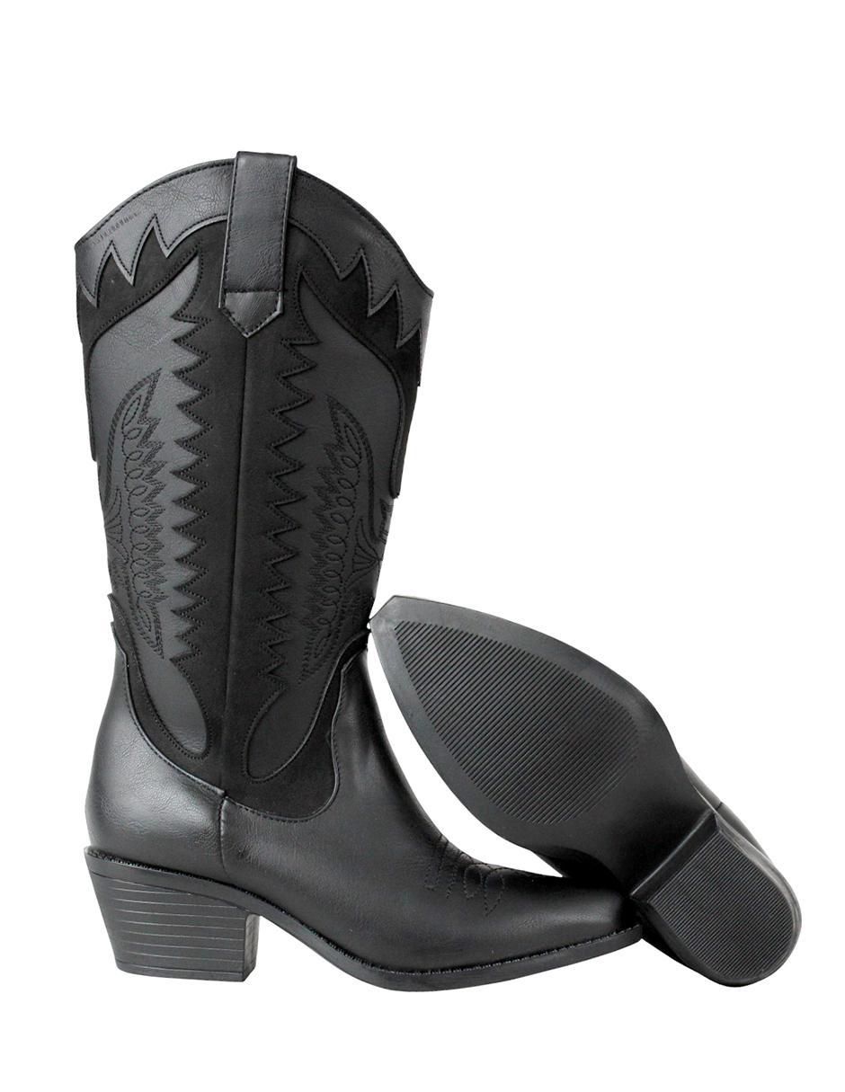 Bota cowboy abajo de la rodilla kuali shoes para mujer