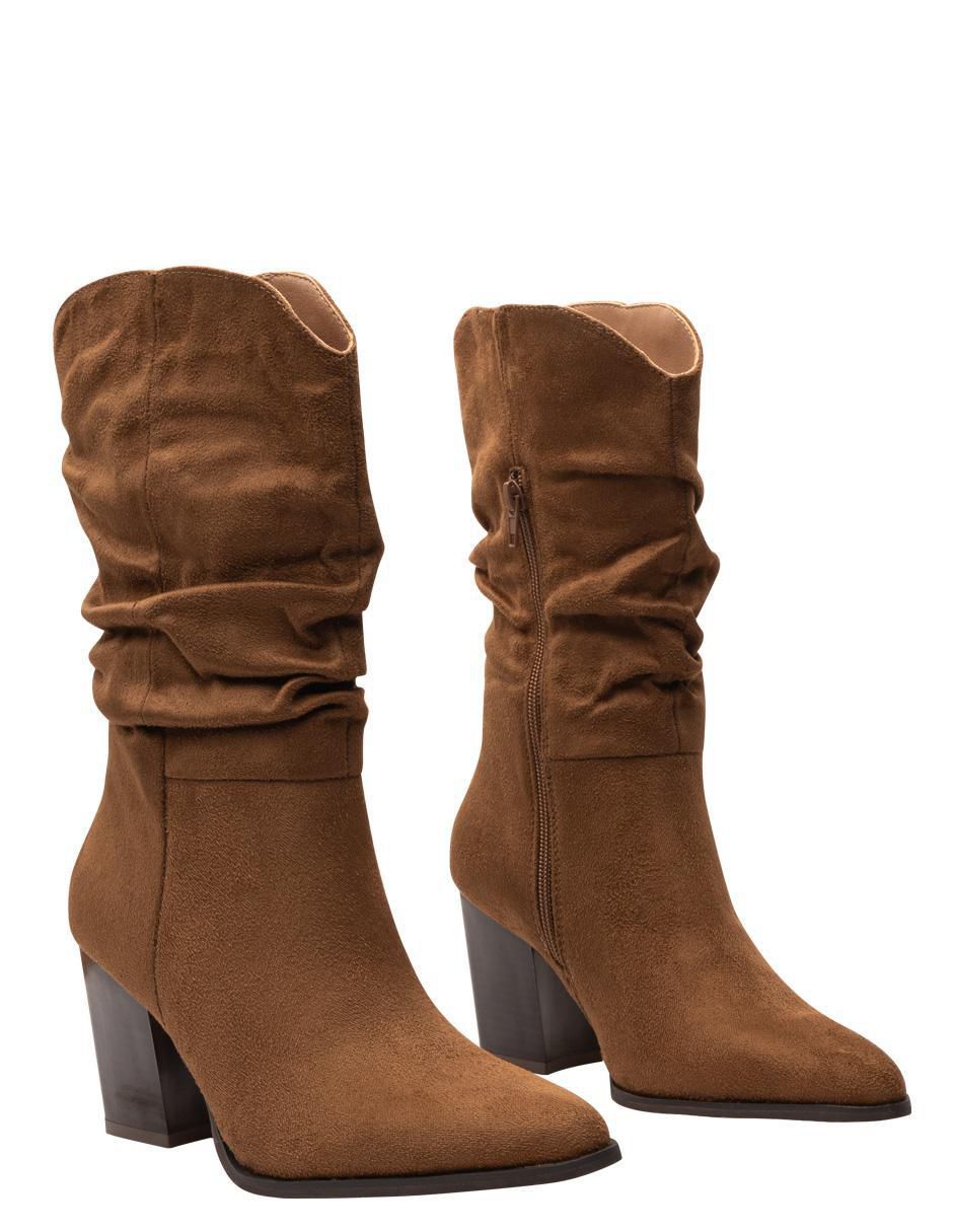 Bota media pierna para mujer