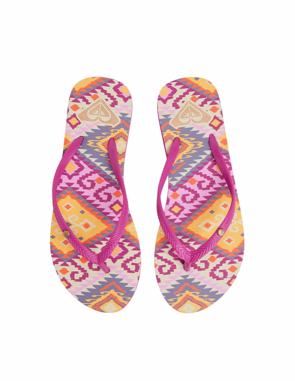 Sandalia roxy bermuda print para mujer