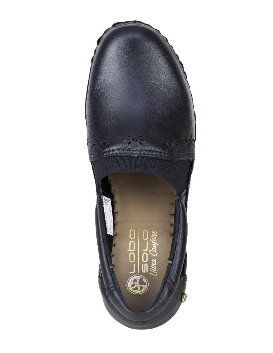 Zapato lobo solo de piel para mujer