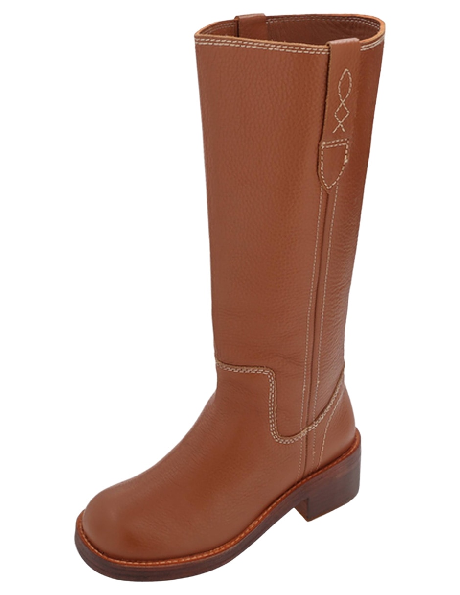 Bota abajo de la rodilla Free People de piel para mujer