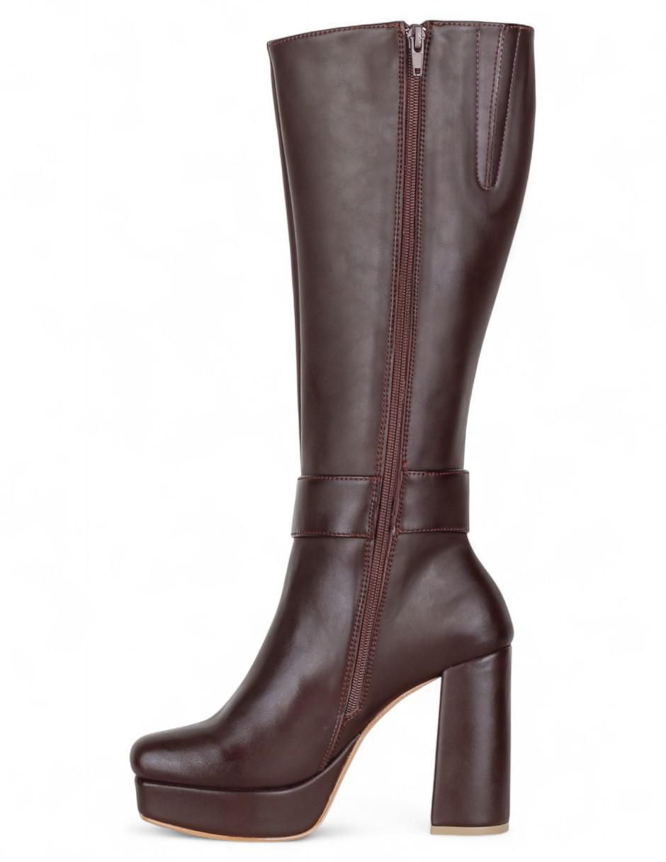 Bota abajo de la rodilla Rbcollection Pequeños Productores de piel para mujer