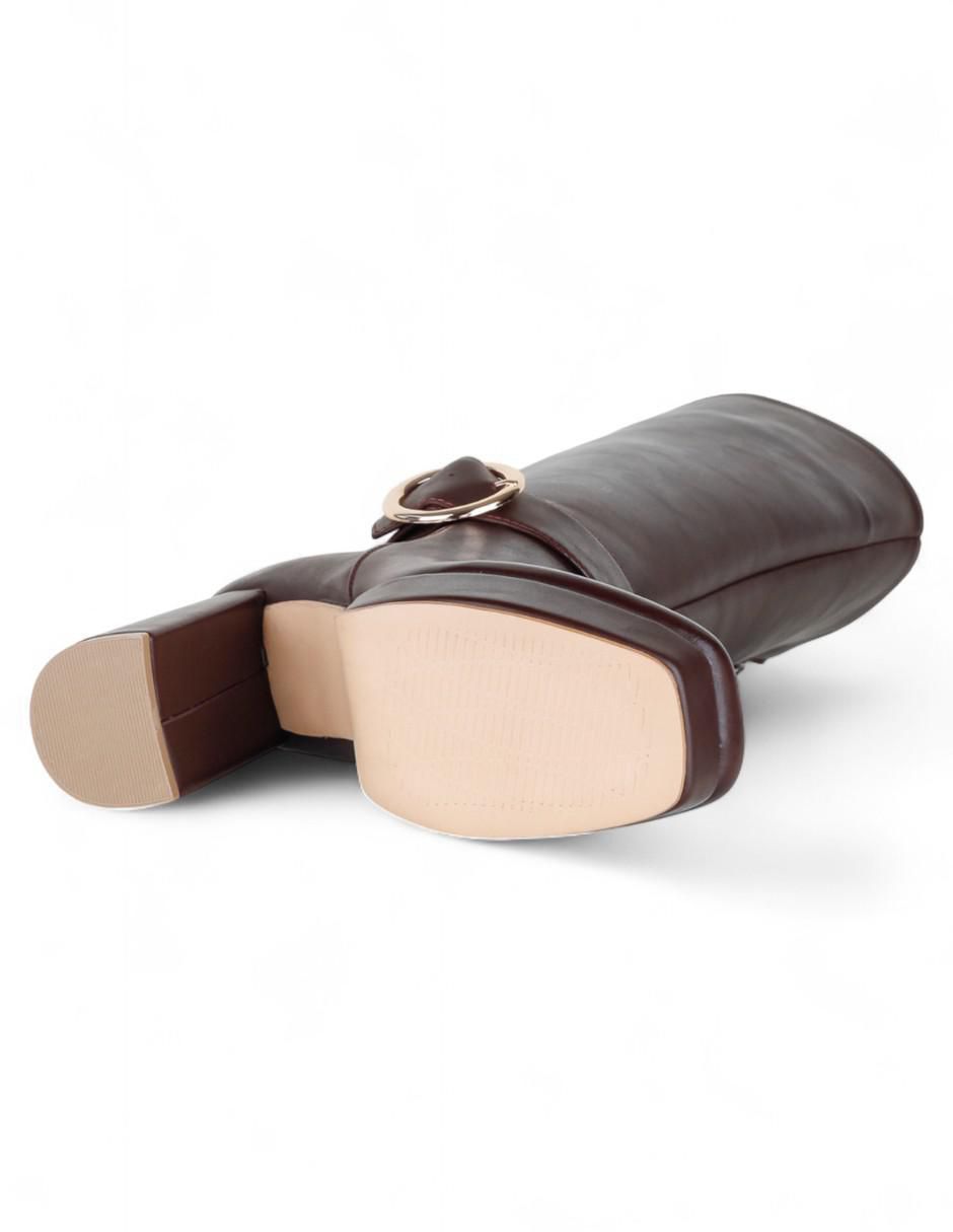 Bota abajo de la rodilla Rbcollection Pequeños Productores de piel para mujer