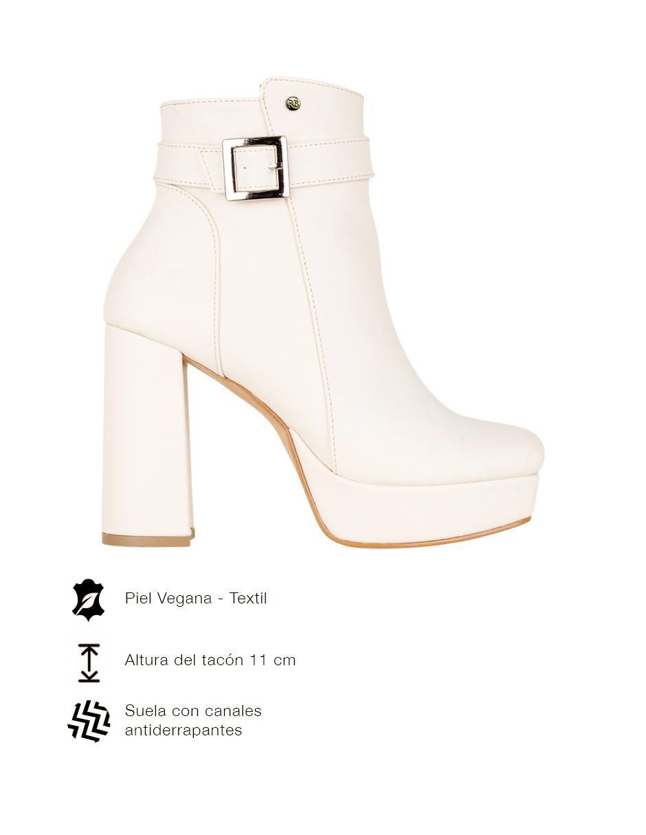 Botín al tobillo Rbcollection de piel para mujer