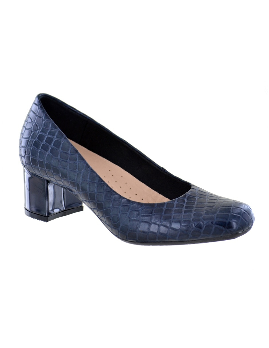 Zapatilla de piel