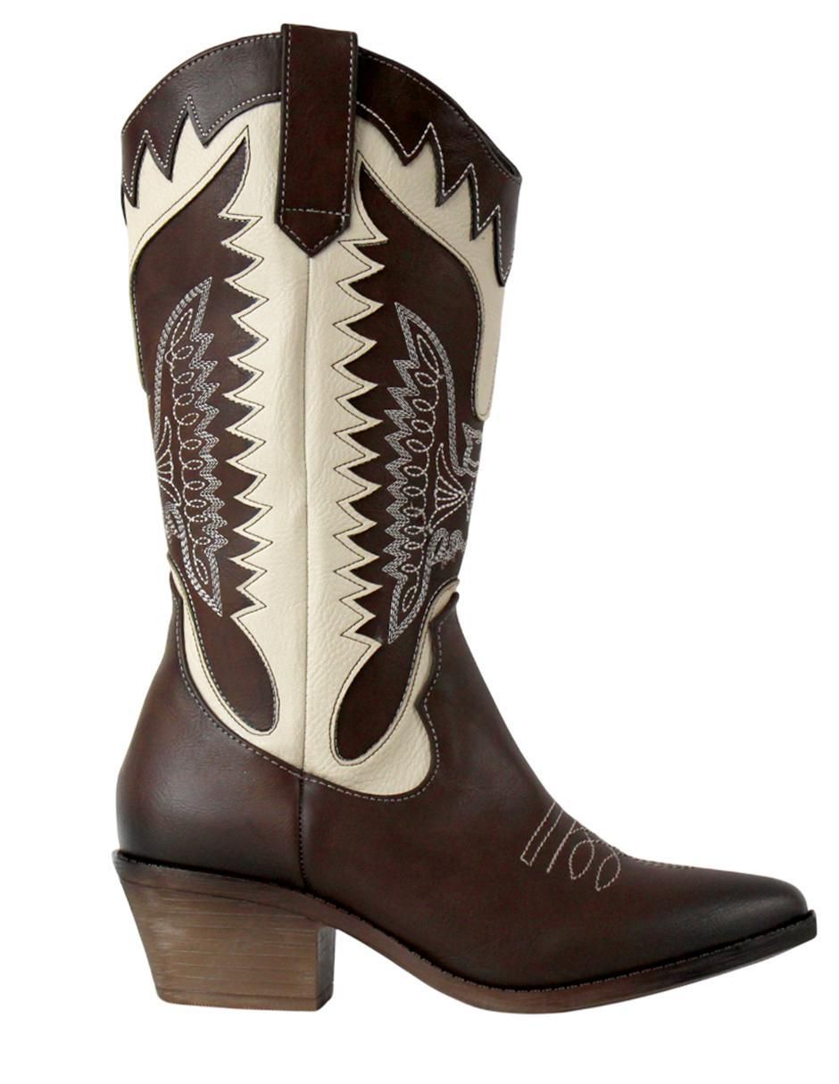 Bota cowboy abajo de la rodilla Kuali para mujer Bota cowboy abajo de la rodilla Kuali para mujer