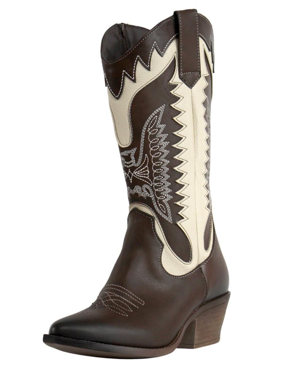 Bota cowboy abajo de la rodilla Kuali para mujer 4