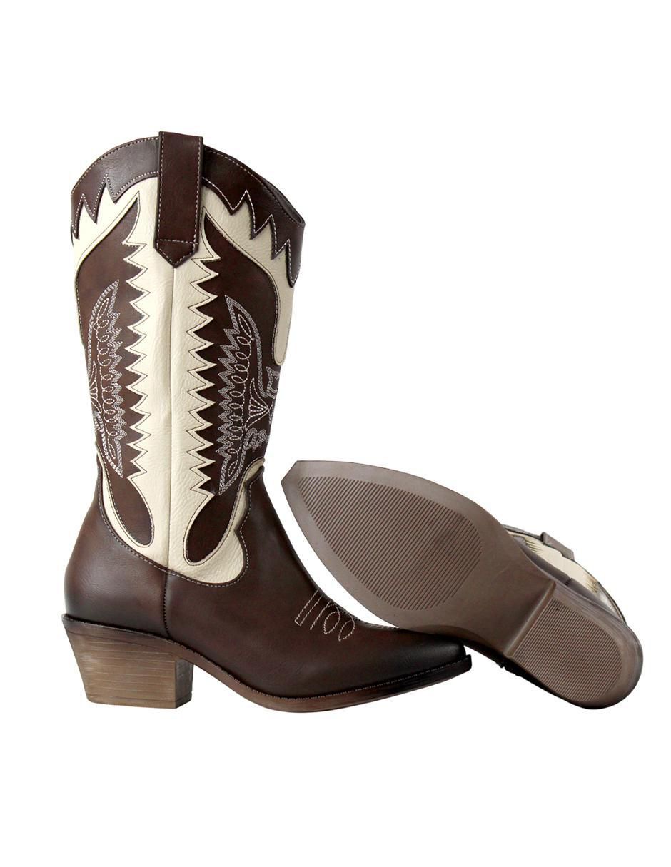 Bota cowboy abajo de la rodilla Kuali para mujer 9