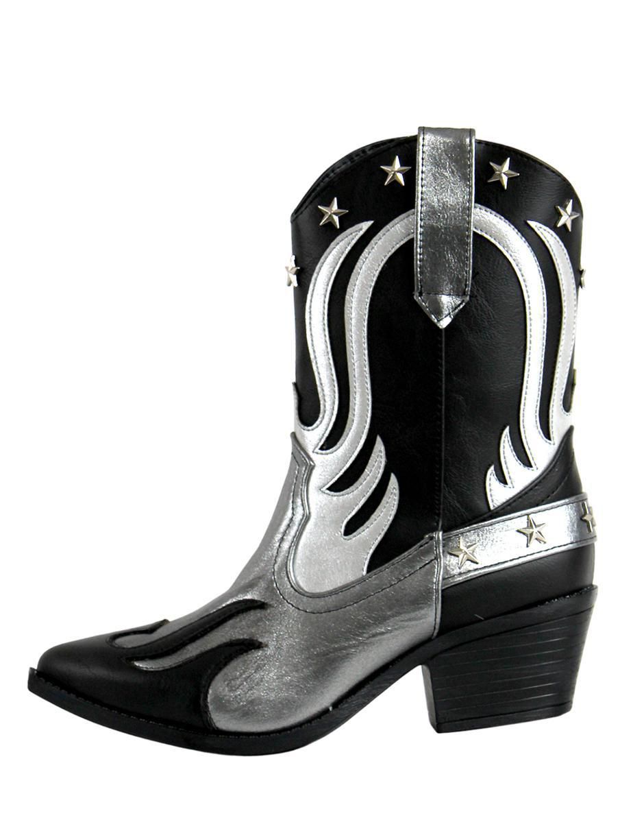 Botín al tobillo Kuali Shoes Cowboy de mujer