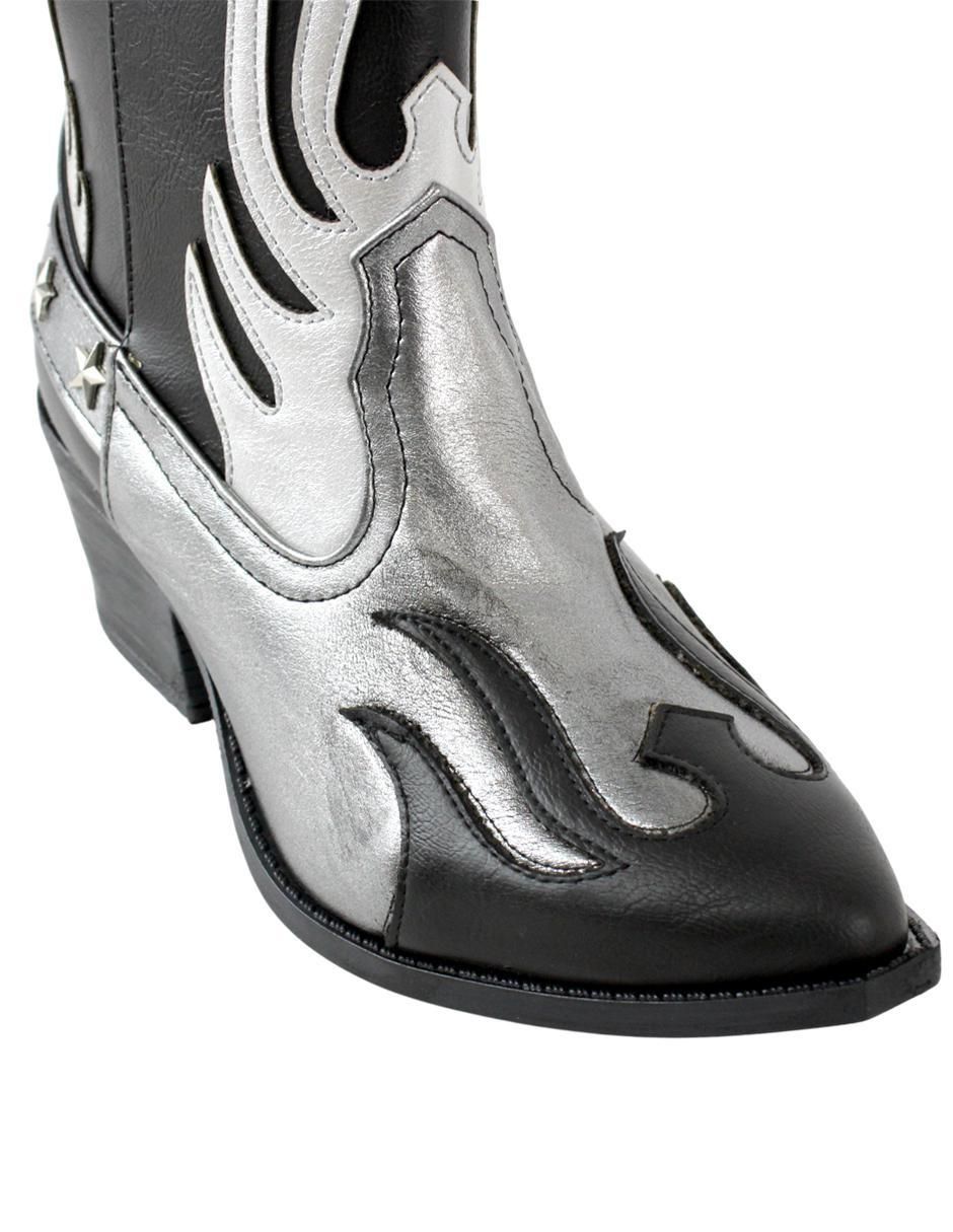Botín al tobillo Kuali Shoes Cowboy de mujer