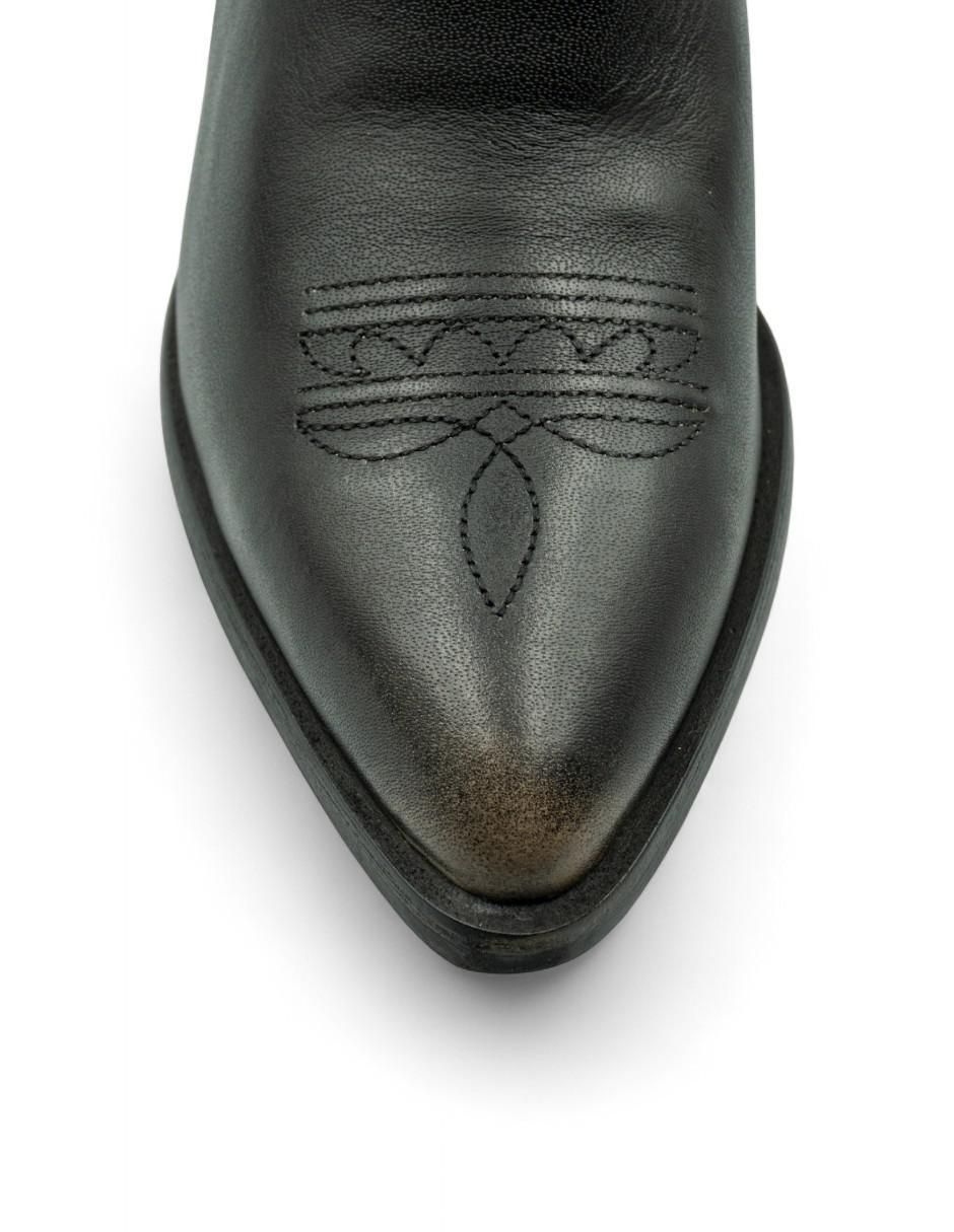 Bota cowboy abajo de la rodilla otoño invierno "de" piel bovino "para mujer" 6