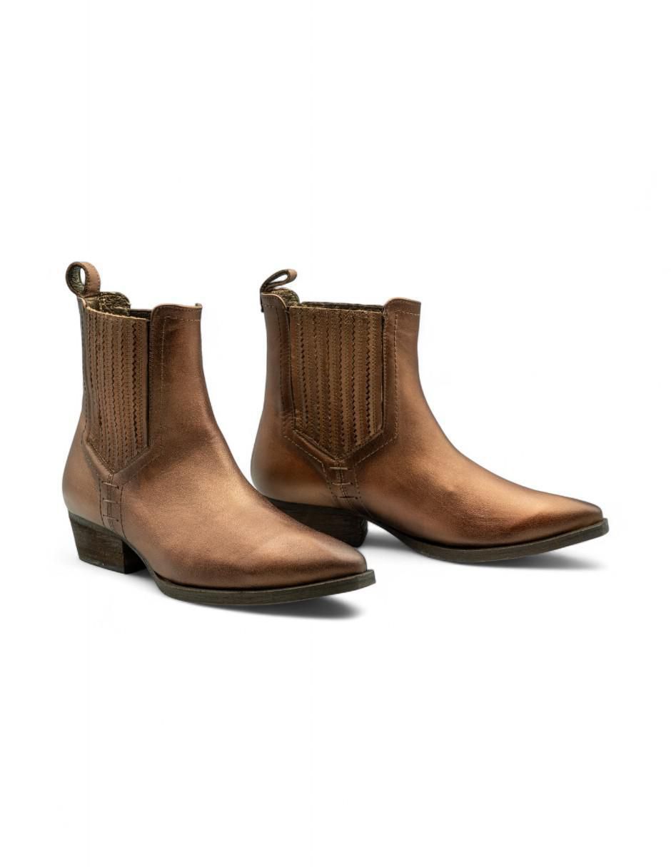 Botín arriba del tobillo otoño invierno "de" piel bovino "para mujer" 2