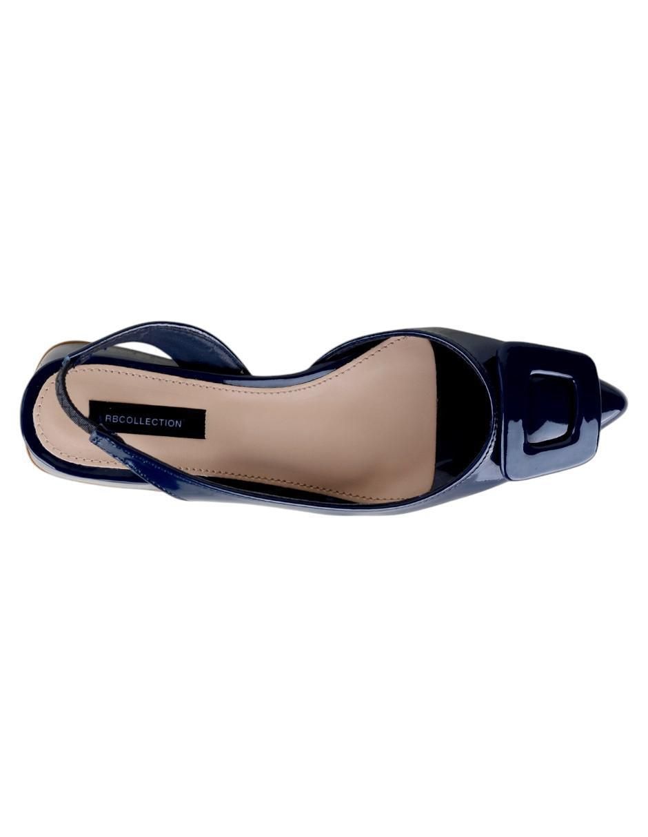 Balerinas Rbvegano de charol para mujer 3