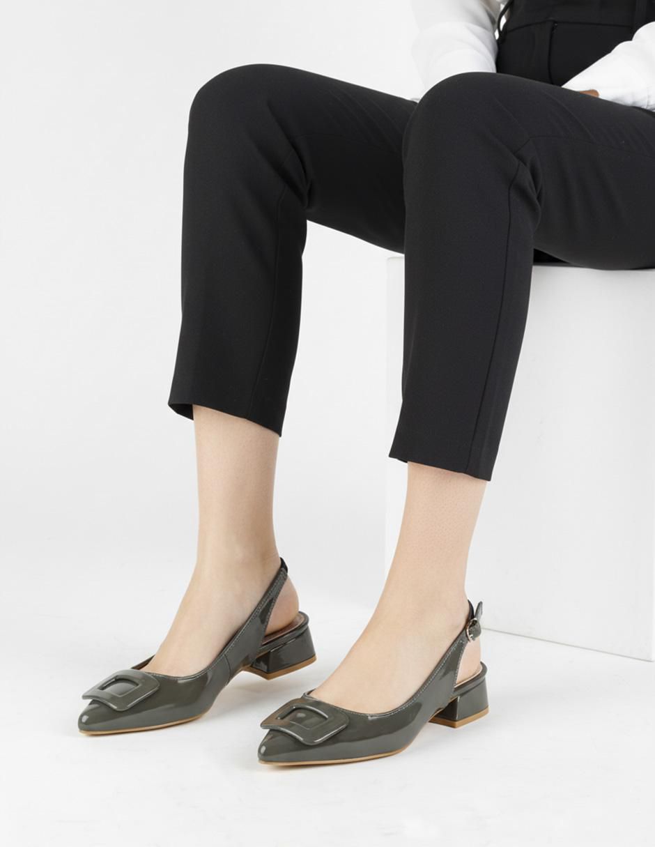 Balerinas Rbvegano de charol para mujer 5