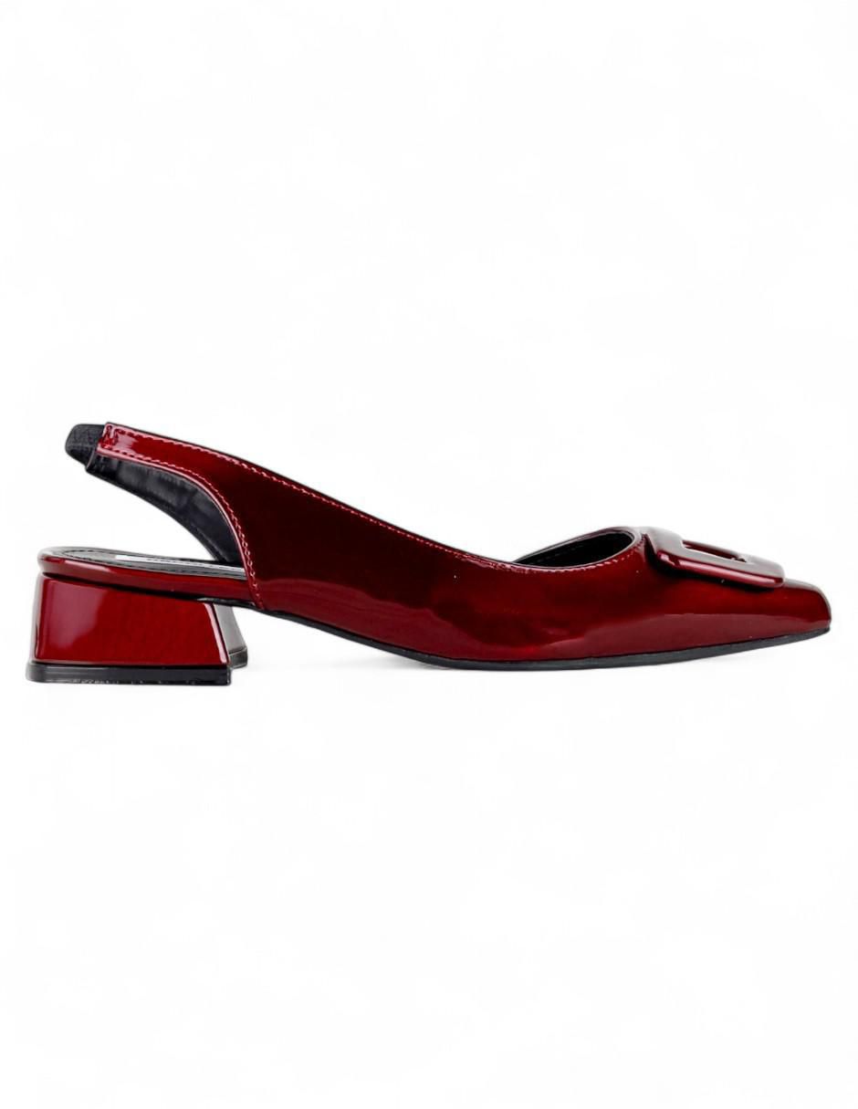 Balerinas Rbvegano de charol para mujer 4