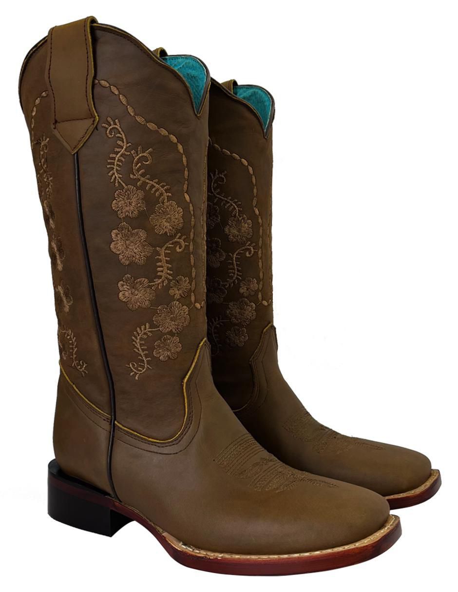 Bota cowboy media pierna bdp botas de pedro de piel para mujer