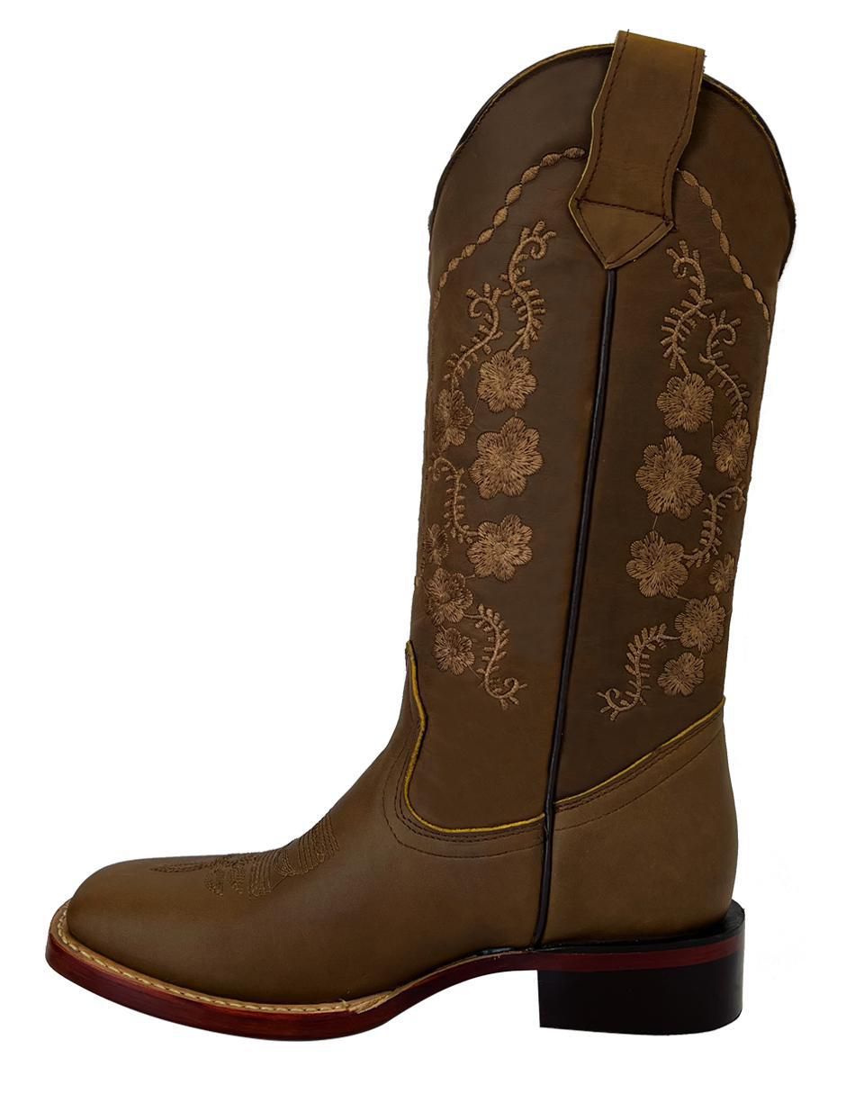 Bota cowboy media pierna bdp botas de pedro de piel para mujer