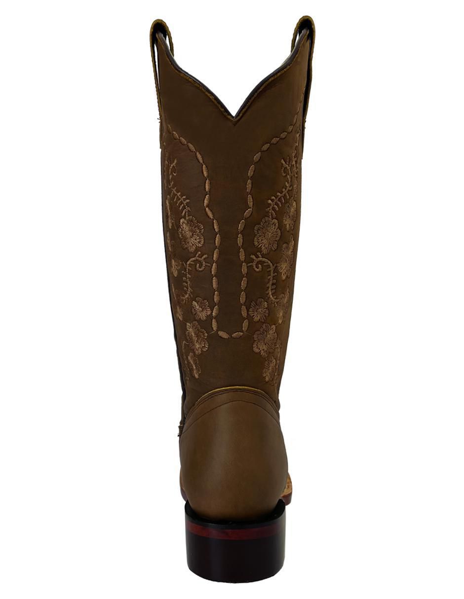 Bota cowboy media pierna bdp botas de pedro de piel para mujer