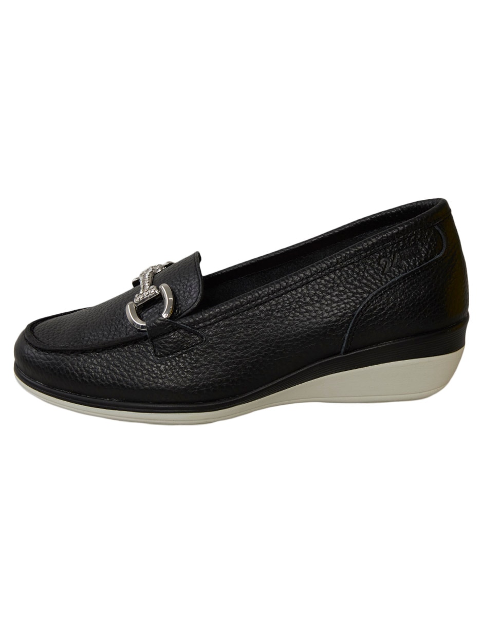 ZAPATO PLANO 24 HORAS 26411 LISO MOCASÍ ZAPATO PLANO 24 HORAS 26411 LISO MOCASÍ