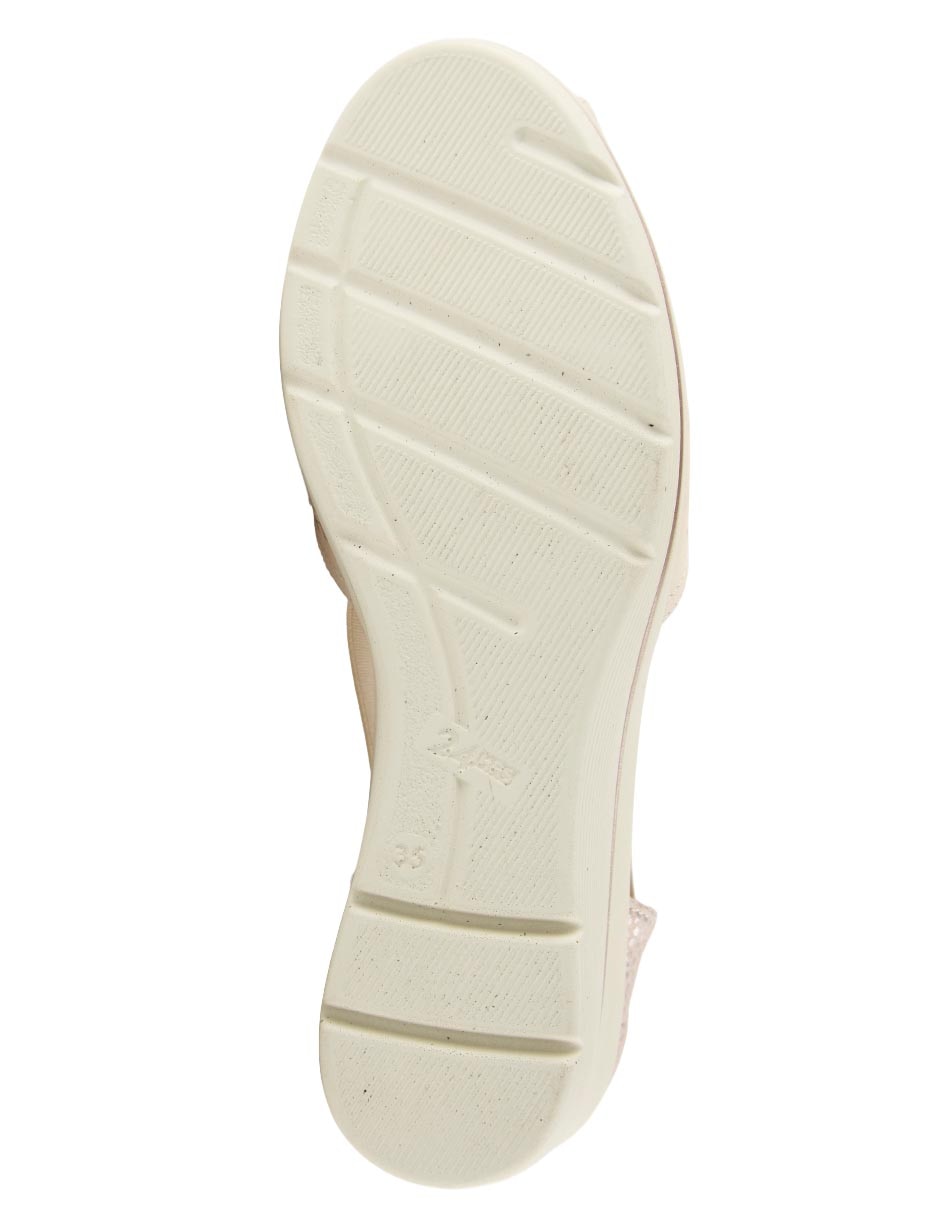 Zapato boca de pescado de piel para mujer